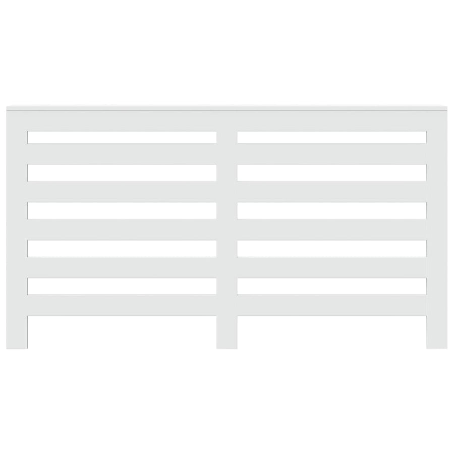Radiator Cover White 149x20x82 cm Engineered Wood
