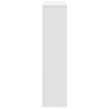 Radiator Cover White 149x20x82 cm Engineered Wood - Top-Down View