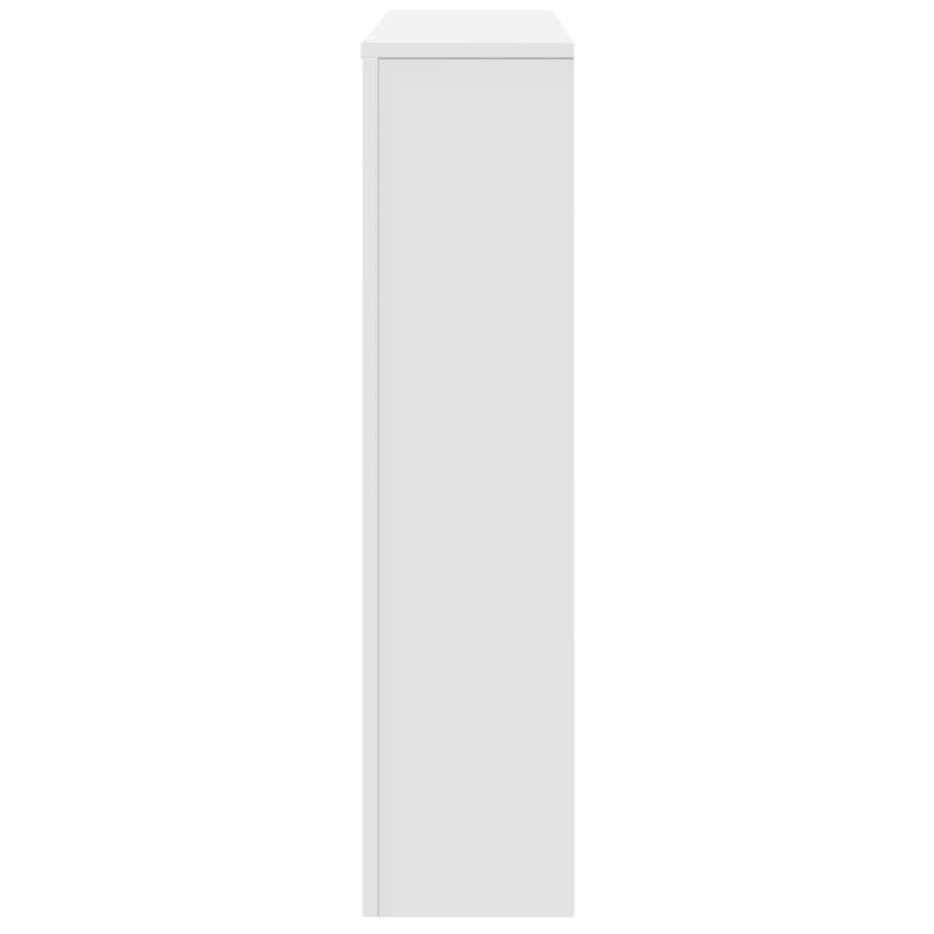 Radiator Cover White 175x20x82 cm Engineered Wood