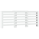 Radiator Cover White 205x21.5x83.5 cm Engineered Wood