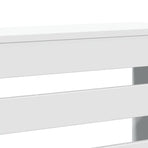 Radiator Cover White 205x21.5x83.5 cm Engineered Wood