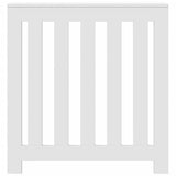 Radiator Cover White 78x20x82 cm Engineered Wood
