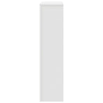 Radiator Cover White 78x20x82 cm Engineered Wood