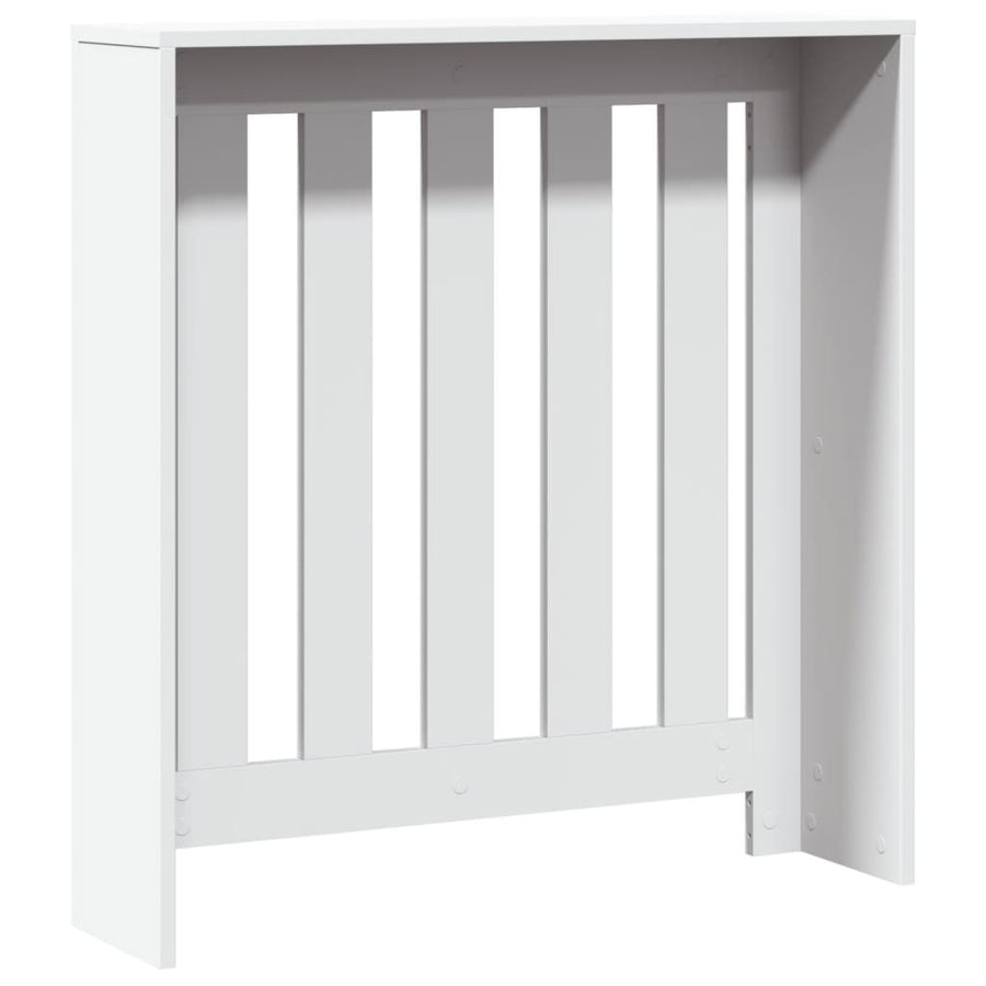 Radiator Cover White 78x20x82 cm Engineered Wood