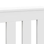 Radiator Cover White 104x20x82 cm Engineered Wood