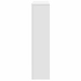 Radiator Cover White 149x20x82 cm Engineered Wood - Top-Down View