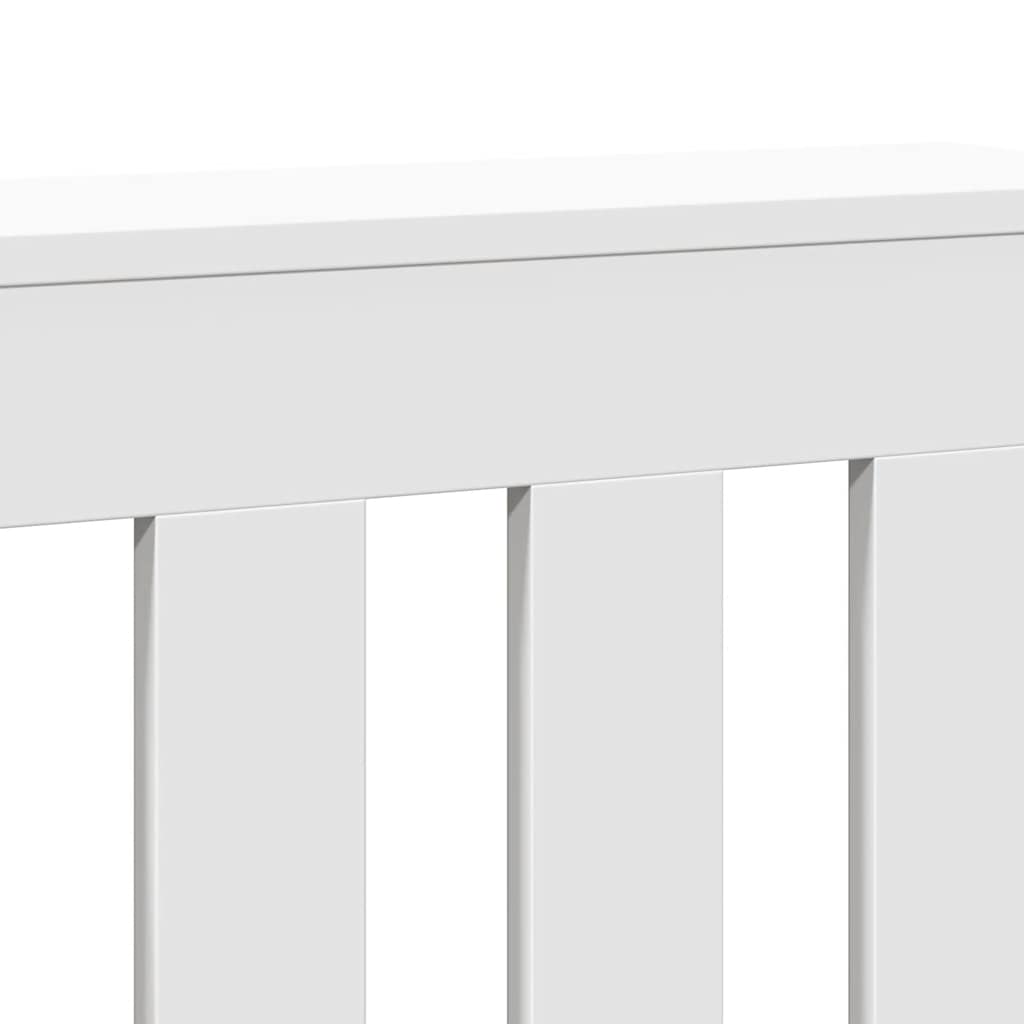 Radiator Cover White 149x20x82 cm Engineered Wood