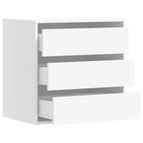 Corner Chest of Drawers White 60x41x58 cm Engineered Wood - 45-Degree Angle
