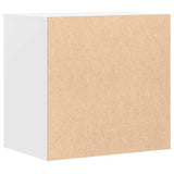 Corner Chest of Drawers White 60x41x58 cm Engineered Wood - Rear View