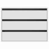Corner Chest of Drawers White 80x41x58 cm Engineered Wood