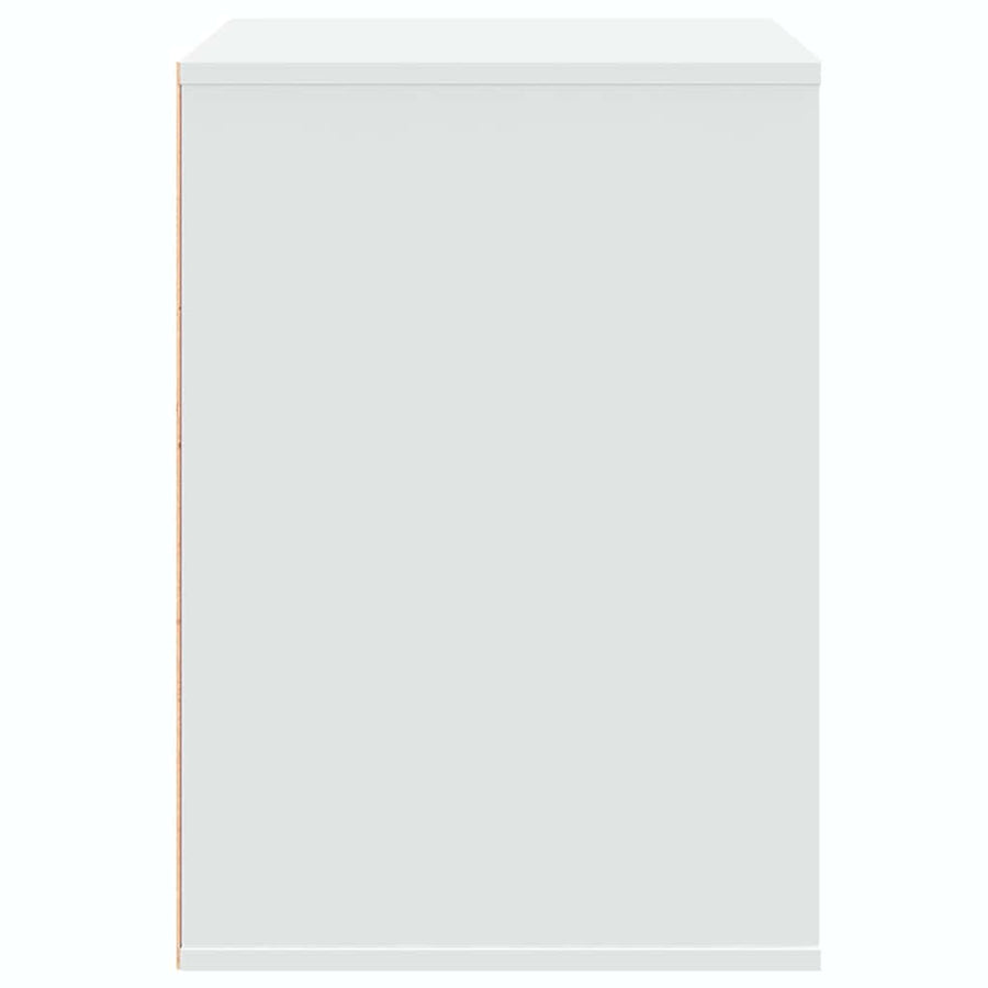 Corner Chest of Drawers White 80x41x58 cm Engineered Wood