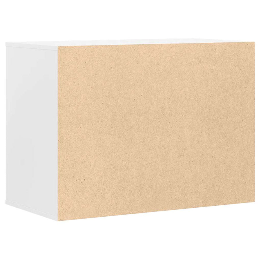 Corner Chest of Drawers White 80x41x58 cm Engineered Wood