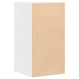 Corner Chest of Drawers White 40x41x76 cm Engineered Wood - Rear View