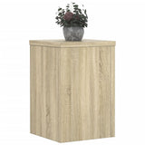Plant Stands 2 pcs Sonoma Oak 20x20x30 cm Engineered Wood - Low Angle