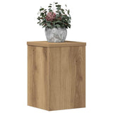 Plant Stands 2 pcs Artisan Oak 20x20x30 cm Engineered Wood - Low Angle