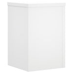 Plant Stands 2 pcs White 25x25x35 cm Engineered Wood