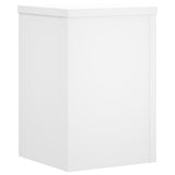 Plant Stands 2 pcs White 25x25x35 cm Engineered Wood
