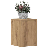 Plant Stands 2 pcs Artisan Oak 25x25x35 cm Engineered Wood - Low Angle