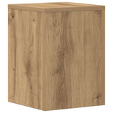Plant Stands 2 pcs Artisan Oak 25x25x35 cm Engineered Wood - Side View