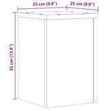 Plant Stands 2 pcs Artisan Oak 25x25x35 cm Engineered Wood