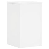 Plant Stands 2 pcs White 30x30x50 cm Engineered Wood