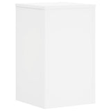 Plant Stands 2 pcs White 30x30x50 cm Engineered Wood - Top-Down View