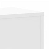 Plant Stands 2 pcs White 30x30x50 cm Engineered Wood - Low Angle