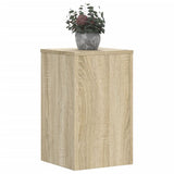 Plant Stands 2 pcs Sonoma Oak 30x30x50 cm Engineered Wood - Low Angle