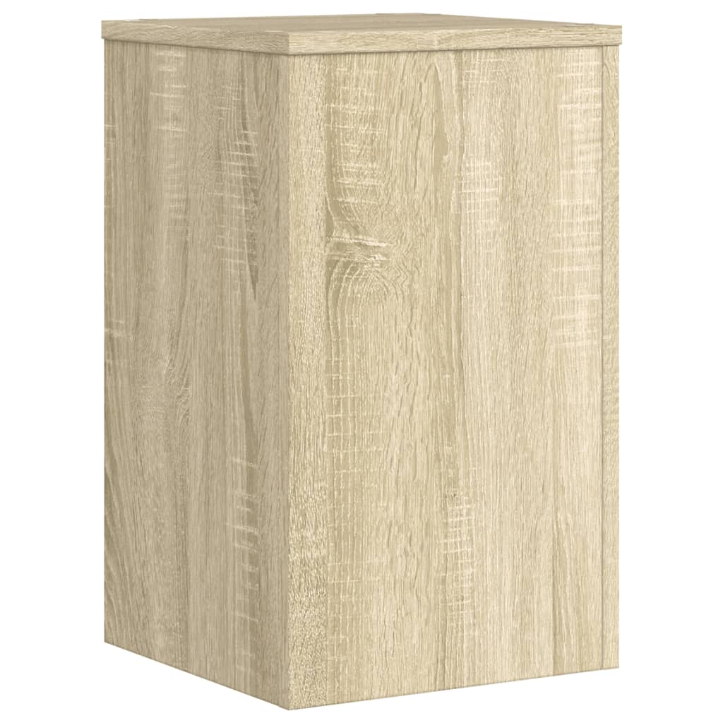 Plant Stands 2 pcs Sonoma Oak 30x30x50 cm Engineered Wood