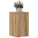 Plant Stands 2 pcs Artisan Oak 30x30x50 cm Engineered Wood - Low Angle