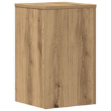 Plant Stands 2 pcs Artisan Oak 30x30x50 cm Engineered Wood - Side View
