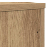 Plant Stands 2 pcs Artisan Oak 30x30x50 cm Engineered Wood - Close-Up Angle