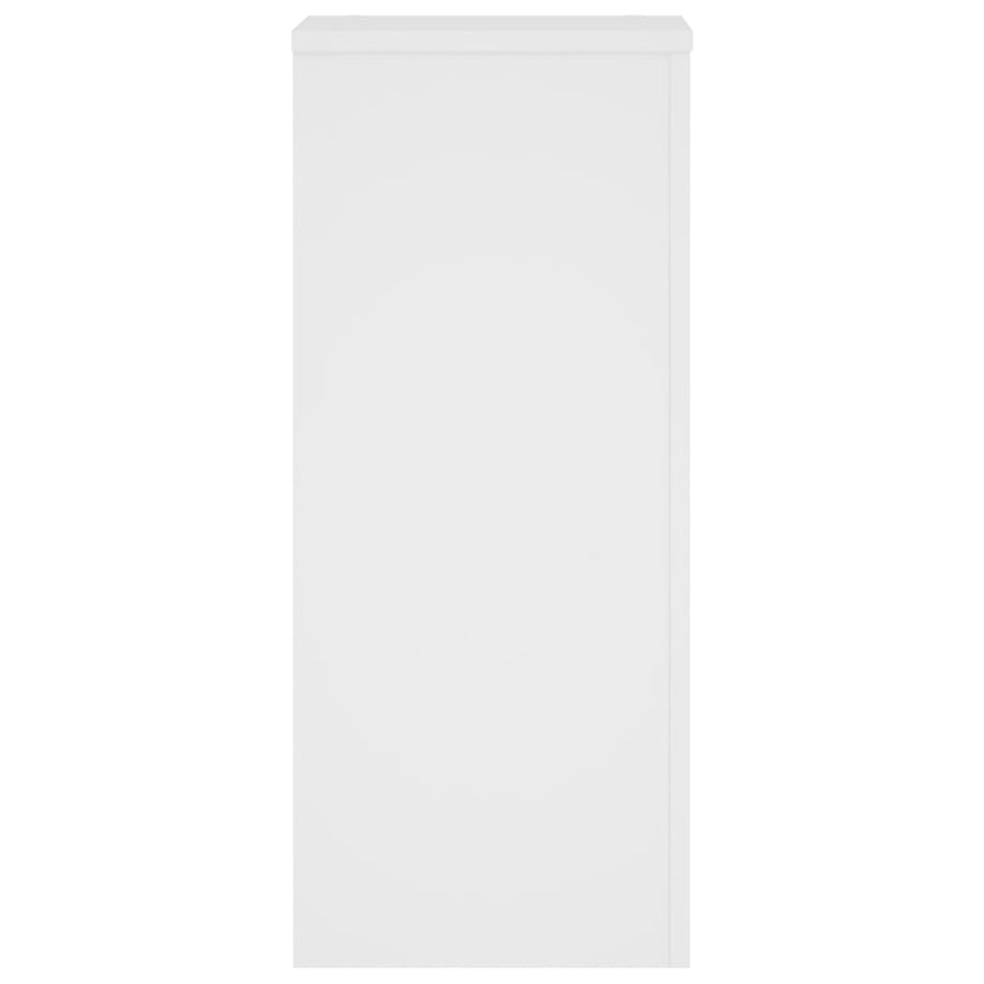 Plant Stands 2 pcs White 30x30x70 cm Engineered Wood
