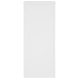 Plant Stands 2 pcs White 30x30x70 cm Engineered Wood - Rear View