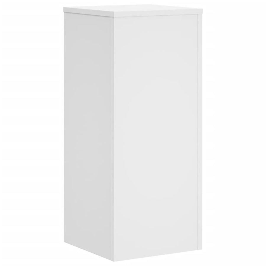 Plant Stands 2 pcs White 30x30x70 cm Engineered Wood