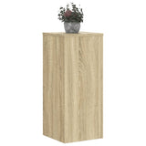 Plant Stands 2 pcs Sonoma Oak 30x30x70 cm Engineered Wood - Low Angle