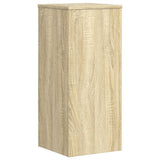 Plant Stands 2 pcs Sonoma Oak 30x30x70 cm Engineered Wood - 45-Degree Angle