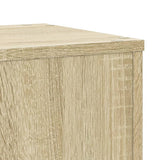 Plant Stands 2 pcs Sonoma Oak 30x30x70 cm Engineered Wood - Close-Up Angle