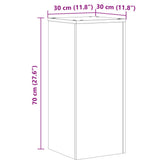 Plant Stands 2 pcs Sonoma Oak 30x30x70 cm Engineered Wood - Extra Image