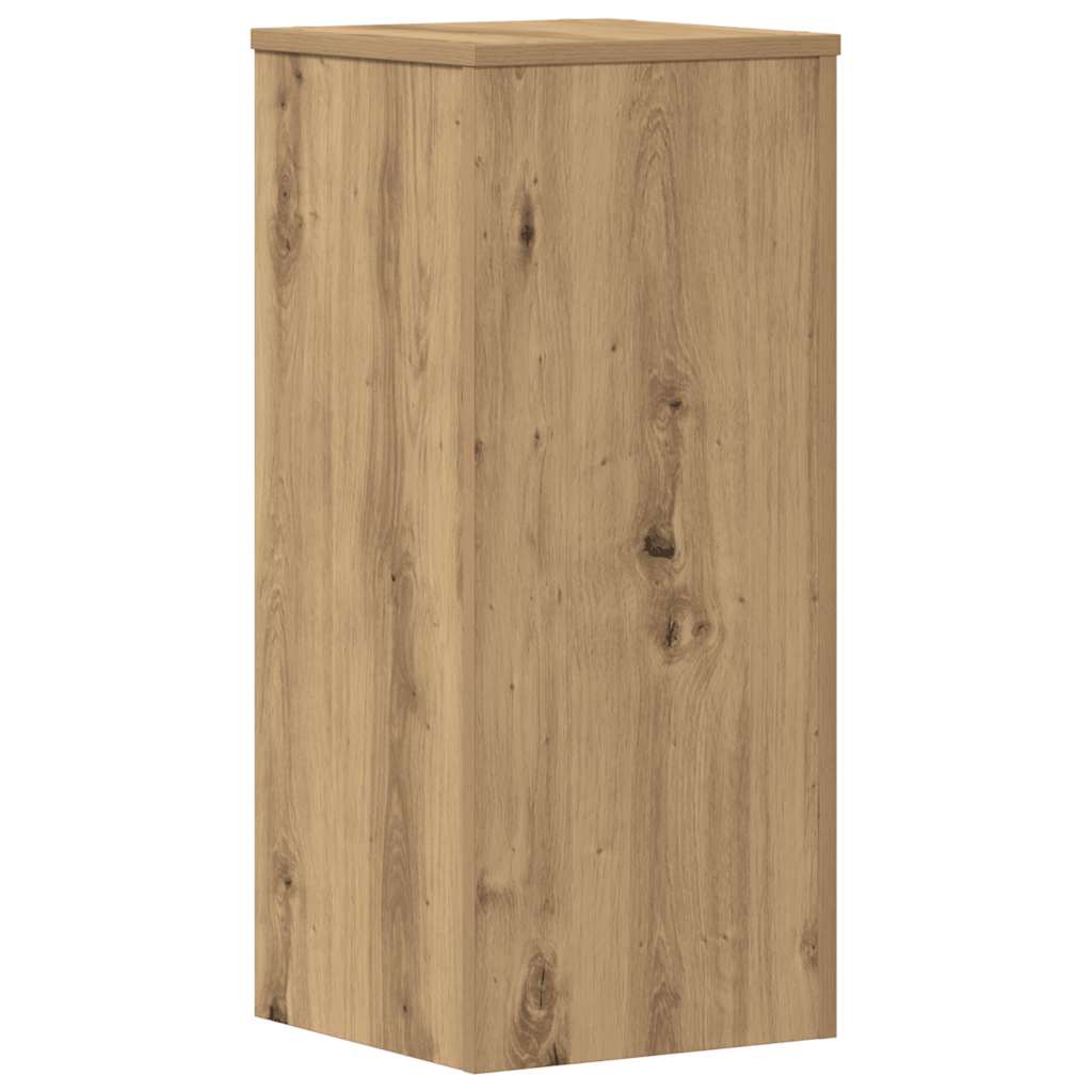 Plant Stands 2 pcs Artisan Oak 30x30x70 cm Engineered Wood