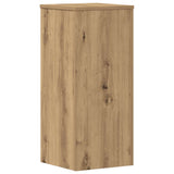 Plant Stands 2 pcs Artisan Oak 30x30x70 cm Engineered Wood - Side View