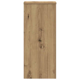 Plant Stands 2 pcs Artisan Oak 30x30x70 cm Engineered Wood - Top-Down View