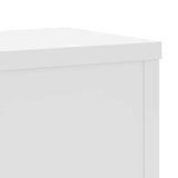 Plant Stands 2 pcs White 17x17x60 cm Engineered Wood - Rear View