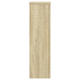 Plant Stands 2 pcs Sonoma Oak 17x17x60 cm Engineered Wood - Top-Down View