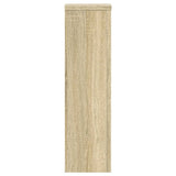 Plant Stands 2 pcs Sonoma Oak 17x17x60 cm Engineered Wood