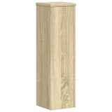 Plant Stands 2 pcs Sonoma Oak 17x17x60 cm Engineered Wood - 45-Degree Angle