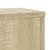 Plant Stands 2 pcs Sonoma Oak 17x17x60 cm Engineered Wood - Close-Up Angle