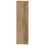 Plant Stands 2 pcs Artisan Oak 17x17x60 cm Engineered Wood - Top-Down View