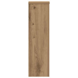 Plant Stands 2 pcs Artisan Oak 17x17x60 cm Engineered Wood - Rear View