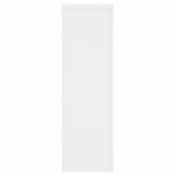 Plant Stands 2 pcs White 25x25x80 cm Engineered Wood